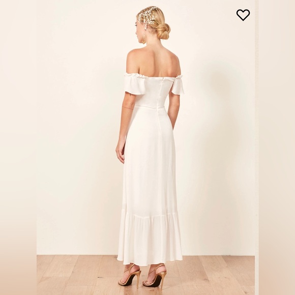 Reformation Butterfly Dress Ivory (Tailored smaller from size 8) - Picture 4 of 14